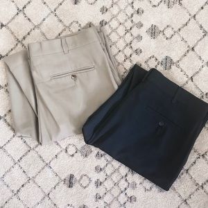 Perry Ellis Portfolio Dress Pants Bundle 2 Pairs